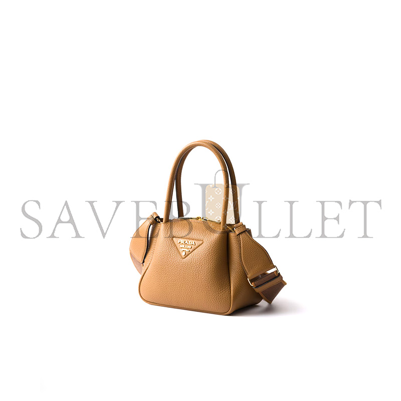 PRADA LEATHER MINI HANDBAG 1BA362 (19.5*18*9cm) PRADA LEATHER MINI HANDBAG 1BA362 (19.5*18*9cm)